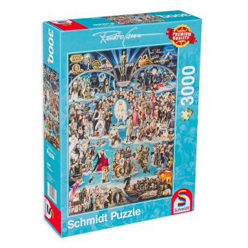 Puzzle Schmidt din 3000 de piese - Renato Casaro Hollywood XXL