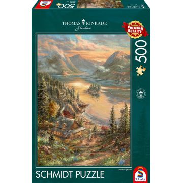 Puzzle Schmidt din 500 piese - Lux pe malul lacului