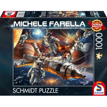 Puzzle Schmidt din1000 piese - Magie galactică