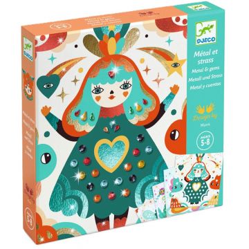 Set creativ Djeco - Picturi DIY cu folie, Harmony