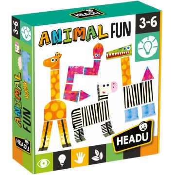 Set creativ Headu Montessori - Animale in savana