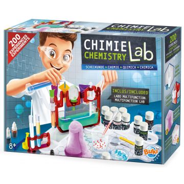 Set de laborator de chimie Buki Sciences - 200 de experimente