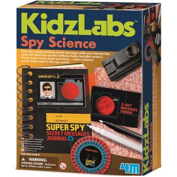 Set de știință  4M Kidz Labs - Știința Detectivă, Mesaje Secrete