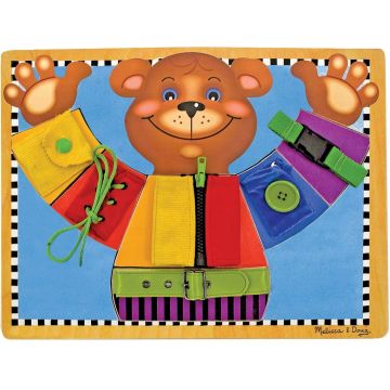 Tablă de activități din lemn  Melissa & Doug - urs