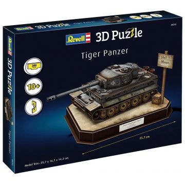 3D Puzzle Revell din 200 piese - Tanc german Tiger I