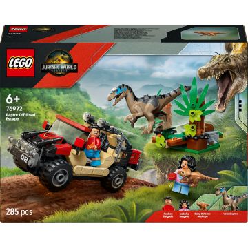 Constructor LEGO Jurassic World - Evadare Raptor Off-road (76972)