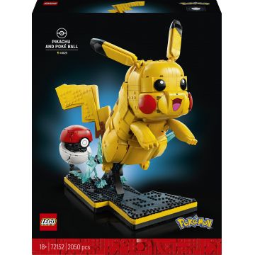 Constructor LEGO Pokemon - Pikachu și Poké Ball (72152)
