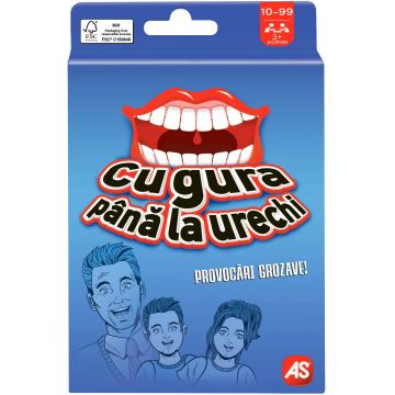 Joc de societate  AS Games - Cu gura pana la urechi, 10+
