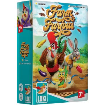 Joc de societate Farm & Furious - Pentru copii