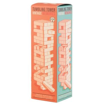 Joc de societate Tumbling Tower Vintage Memories - Familial