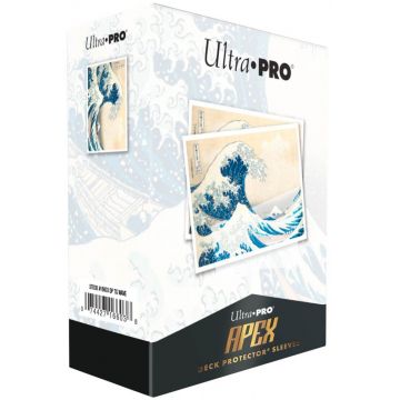Protecții pentru cărți Ultra Pro - The Great Wave off Kanagawa Apex Deck Protector (105 buc)