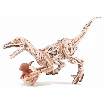 Puzzle 3D din lemn Robo Time din 189 de piese - Velociraptor