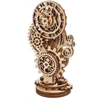 Puzzle 3D din lemn Ugears din 43 piese - Ceas steampunk 2.0
