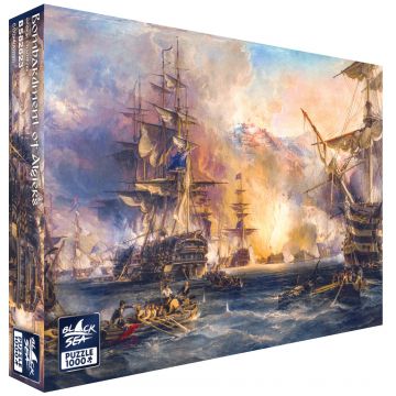 Puzzle Black Sea din 1000 piese - Bombardamentele din Alger, George Chambers