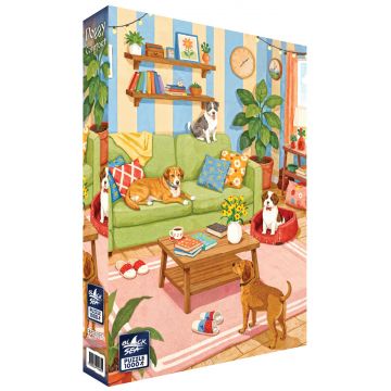 Puzzle Black Sea din 1000 piese - Confort canin
