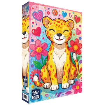 Puzzle Black Sea din 1000 piese - Leopardul fericit
