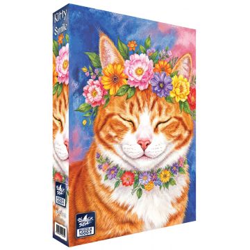 Puzzle Black Sea din 1000 piese - Zâmbet de pisică