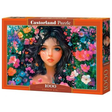 Puzzle Castorland din 1000 piese - Fată de vară
