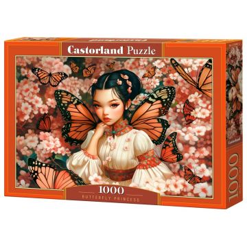 Puzzle Castorland din 1000 piese - Prințesa Fluture