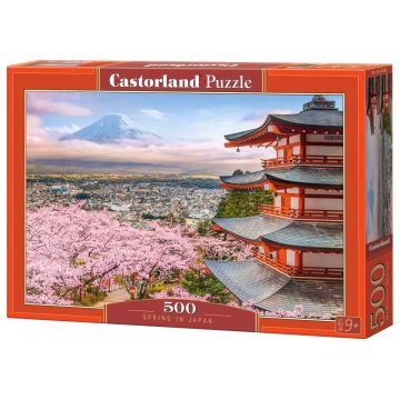 Puzzle Castorland din 500 piese - Primăvara în Japonia