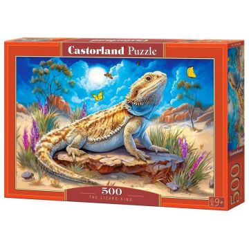 Puzzle Castorland din 500 piese - Regele Șopârle