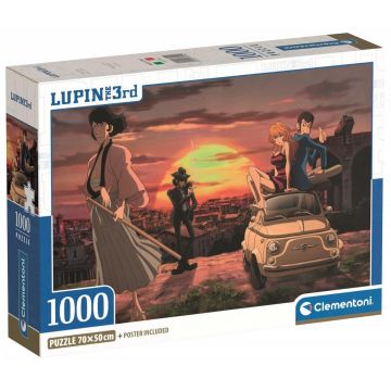 Puzzle Clementoni de 1000 piese - Lupin al Treilea, varianta 1