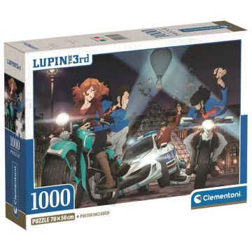 Puzzle Clementoni de 1000 piese - Lupin al Treilea, varianta 2