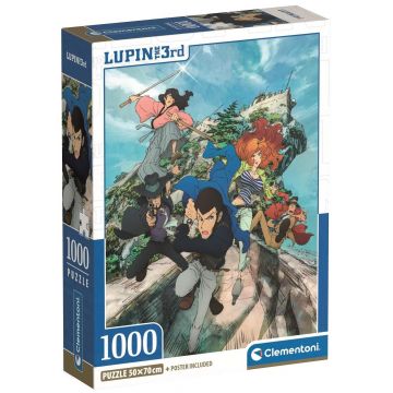 Puzzle Clementoni de 1000 piese - Lupin al Treilea, varianta 3