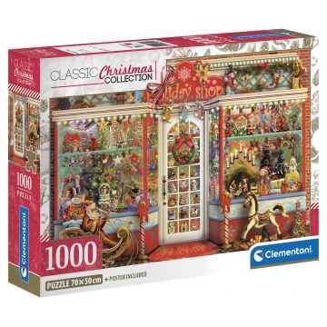Puzzle Clementoni de 1000 piese - Magazin de Crăciun