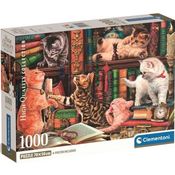 Puzzle Clementoni de 1000 piese - Mustăți Curioase