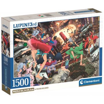 Puzzle Clementoni de 1500 piese - Lupin al Treilea