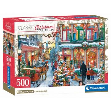 Puzzle Clementoni de 500 piese - Bucurie de Crăciun