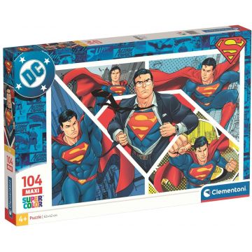 Puzzle Clementoni din 104 piese maxi - Superman