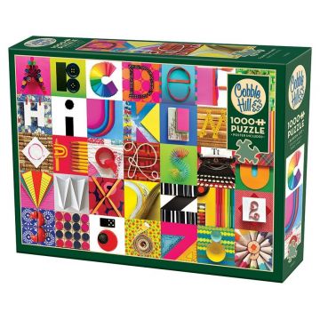 Puzzle Cobble Hill din 1000 de piese - Alfabet