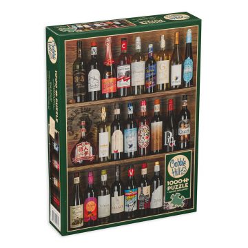 Puzzle Cobble Hill din 1000 de piese - Alfabetul vinului