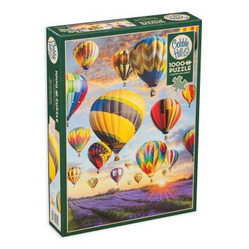 Puzzle Cobble Hill din 1000 de piese - Baloane cu aer fierbinte, Greg Giordano