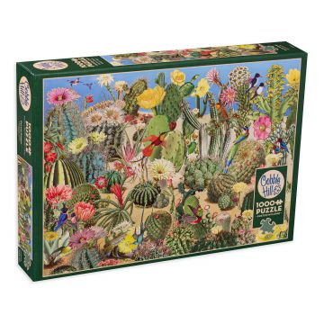 Puzzle Cobble Hill din 1000 de piese - Cactuși