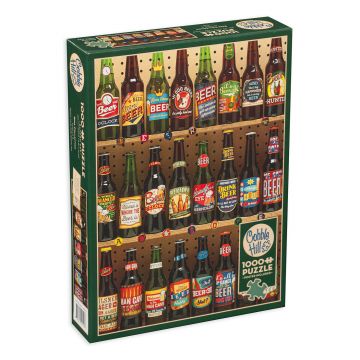 Puzzle Cobble Hill din 1000 de piese - Colectie de bere