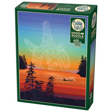 Puzzle Cobble Hill din 1000 de piese - Culorile coastei Salish