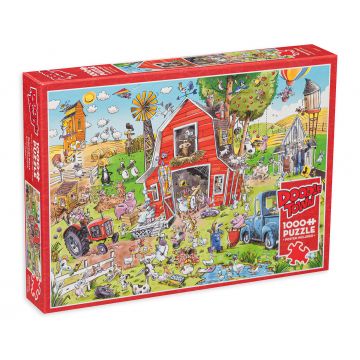 Puzzle Cobble Hill din 1000 de piese - DoodleTown: Ferma Bustle