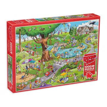 Puzzle Cobble Hill din 1000 de piese - DoodleTown: Zilnic