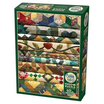 Puzzle Cobble Hill din 1000 de piese - Șervețelele bunicii