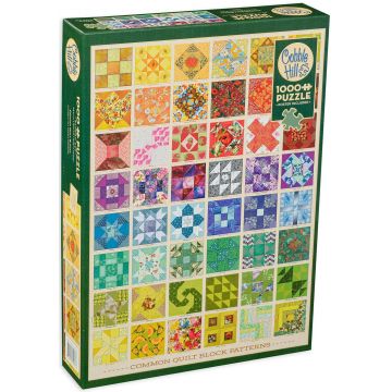 Puzzle Cobble Hill din 1000 de piese - Figuri colorate