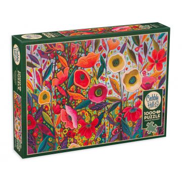 Puzzle Cobble Hill din 1000 de piese - Flori