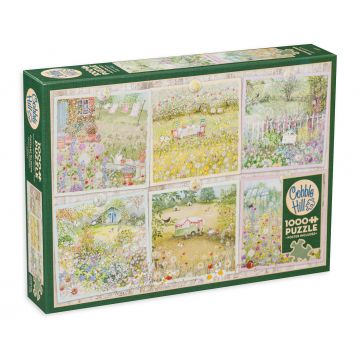 Puzzle Cobble Hill din 1000 de piese - Grădini sătești