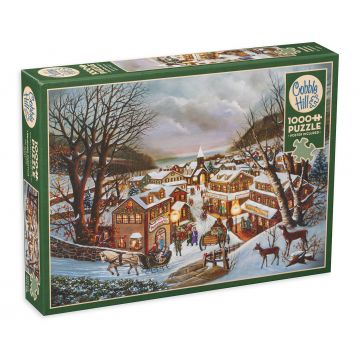 Puzzle Cobble Hill din 1000 de piese - Magia de Crăciun