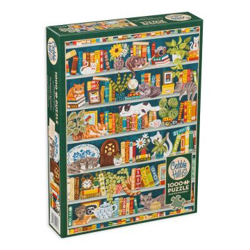 Puzzle Cobble Hill din 1000 de piese - Marea bibliotecă