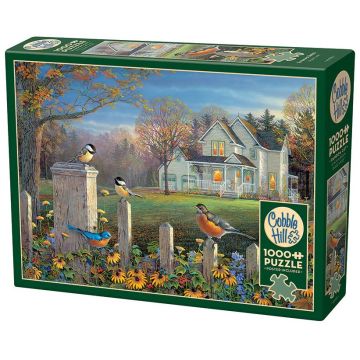 Puzzle Cobble Hill din 1000 de piese - Păsări de seară