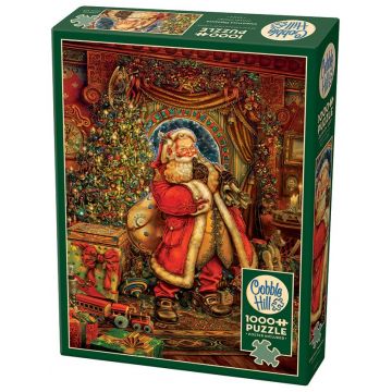 Puzzle Cobble Hill din 1000 de piese - Prezență de Crăciun
