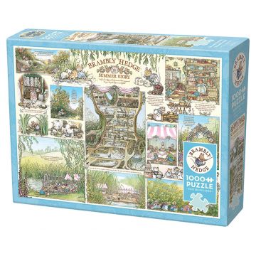 Puzzle Cobble Hill din 1000 de piese - Sub tufișul de mure: Poveste de vară